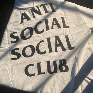 White Anti Social Social Club Logo Tee 2